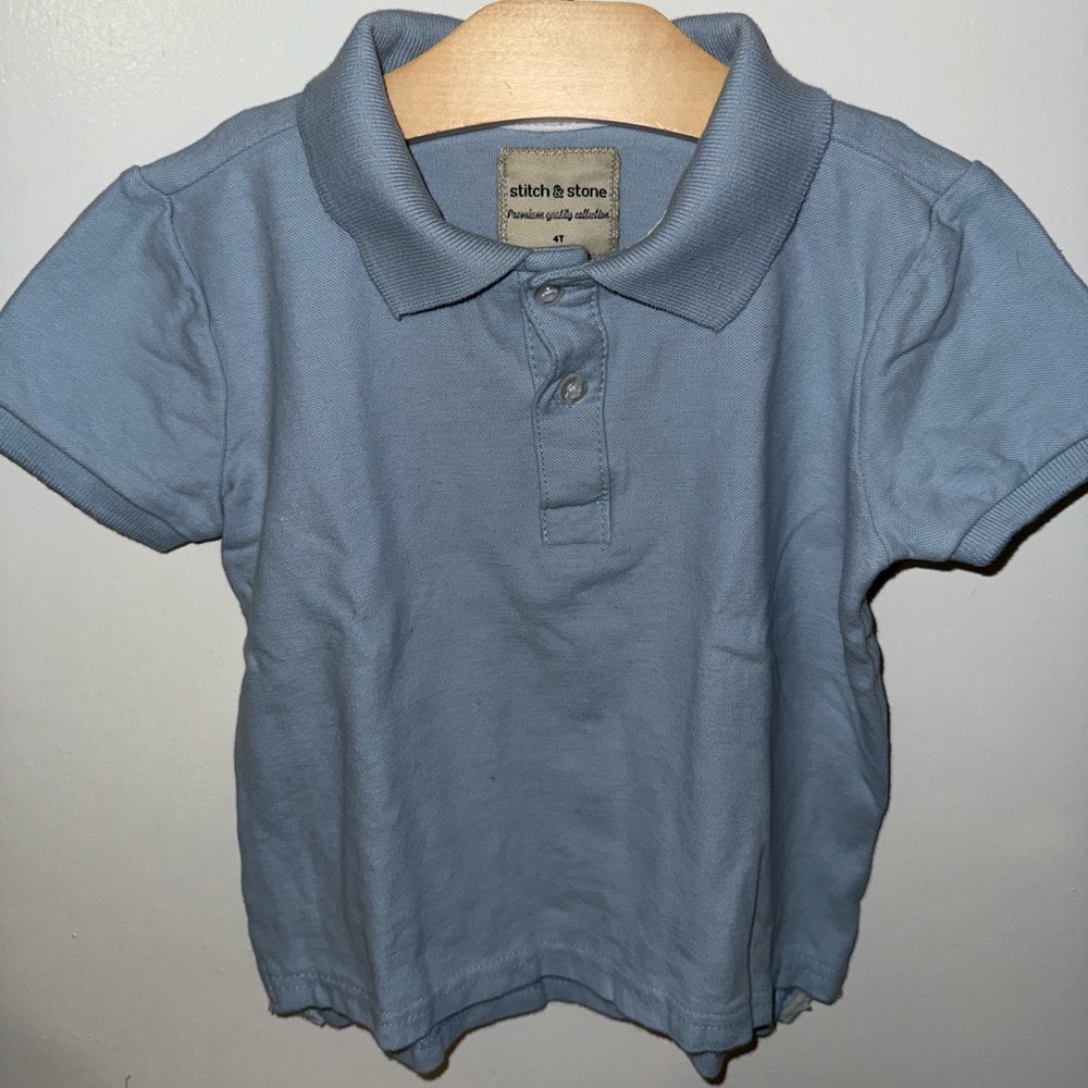 Kids Light Blue Polo Shirt
